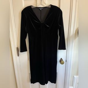 Lands End Women's Petite velvet dress